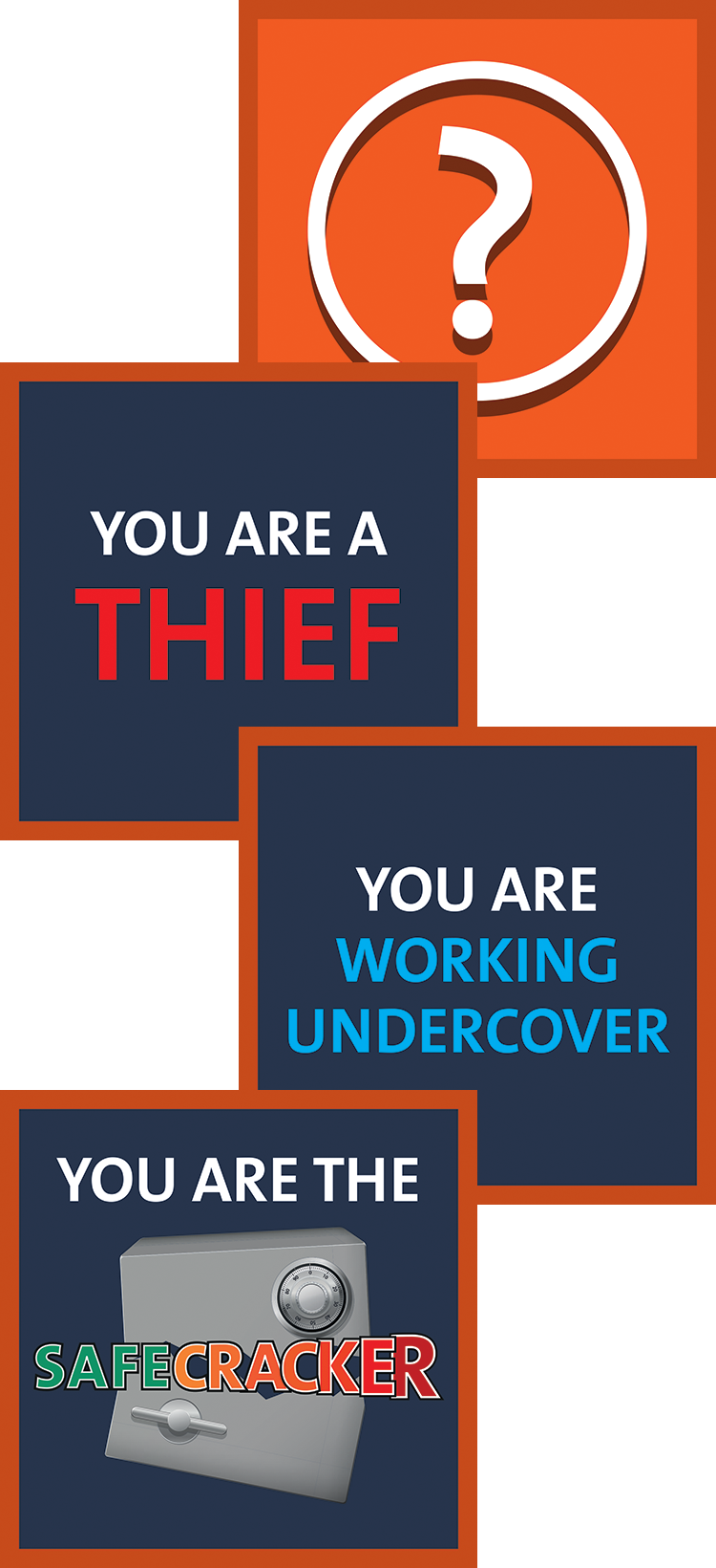 4 safecracker mystery cards